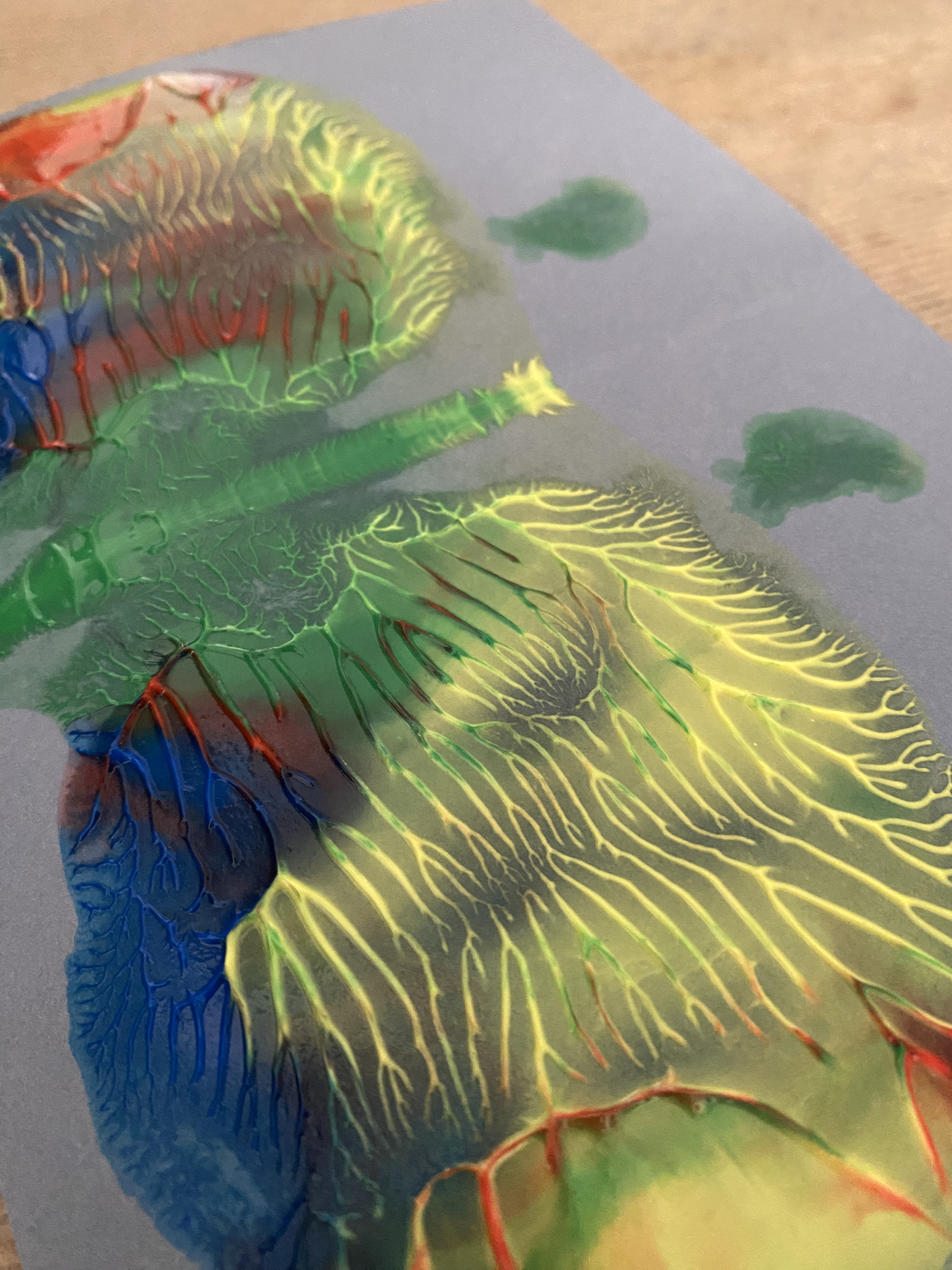 Symmetrical Blot Art