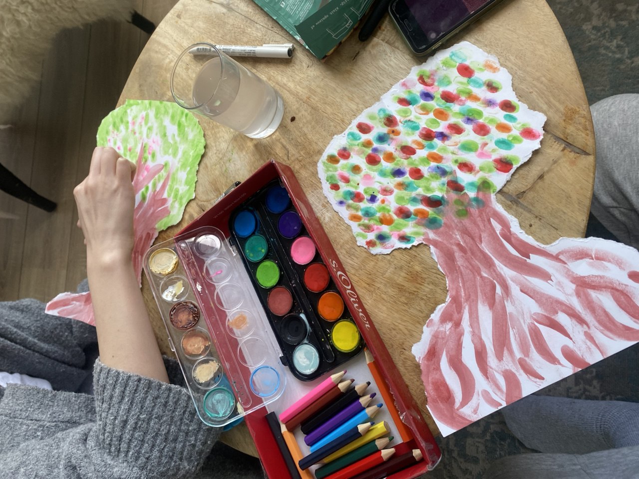 two trees two stories